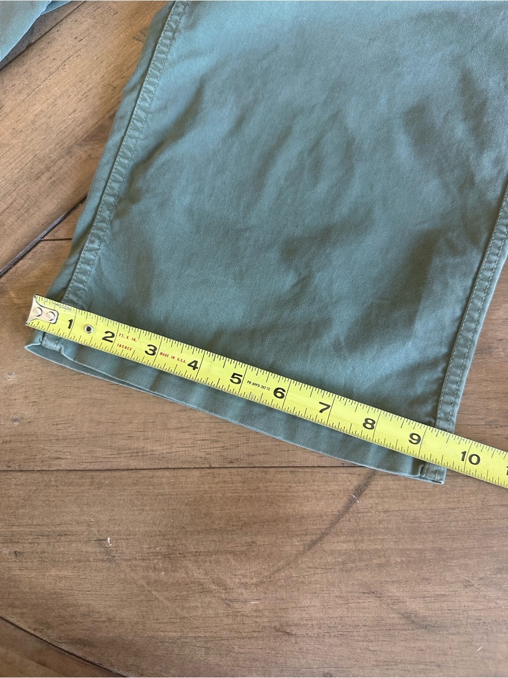 Nili Lotan Cargo Pants Olive/Army Green Utility Pockets Relaxed Fit Womens 10 - Picture 7 of 11